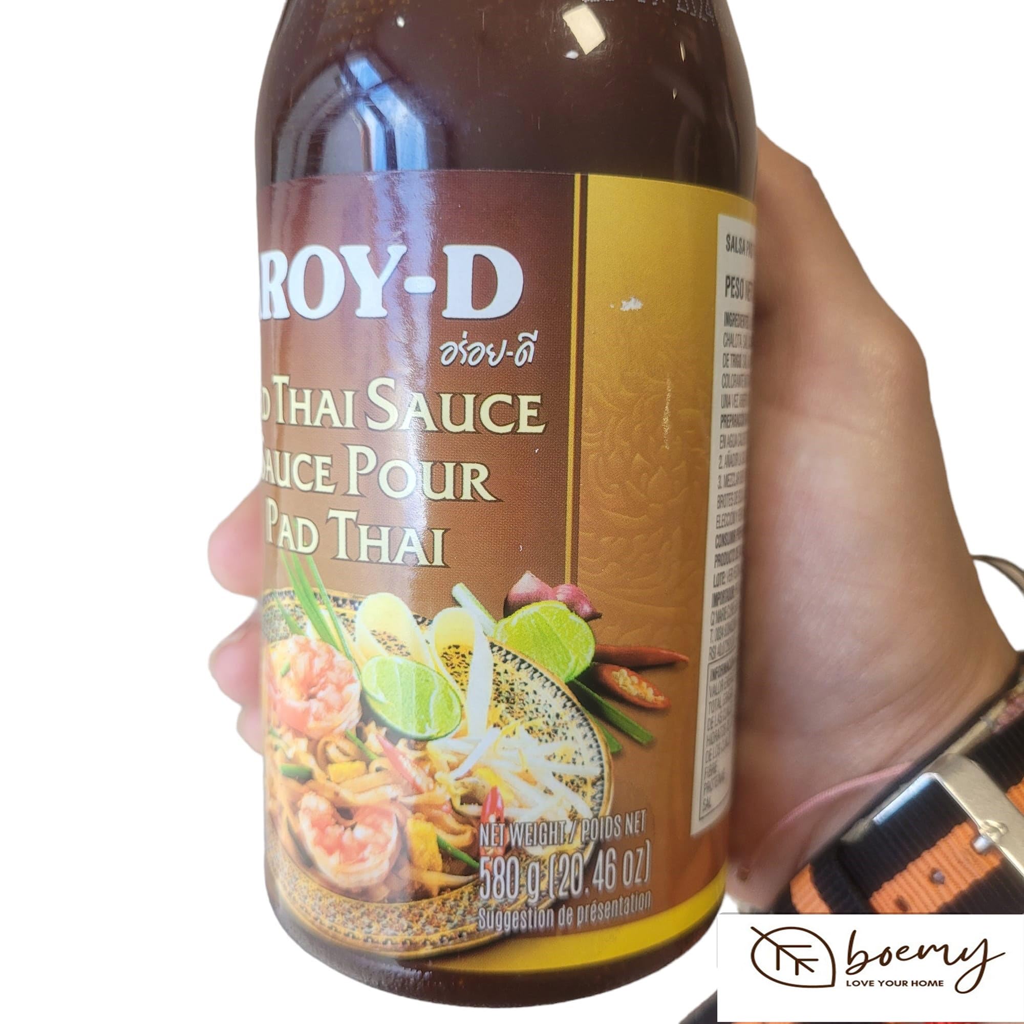 SALSA PAD THAI AROY-D by BOEMY | PAD THAI SAUCE, SAUCE POUR | CONTENIDO 420 ML / 580 GR.