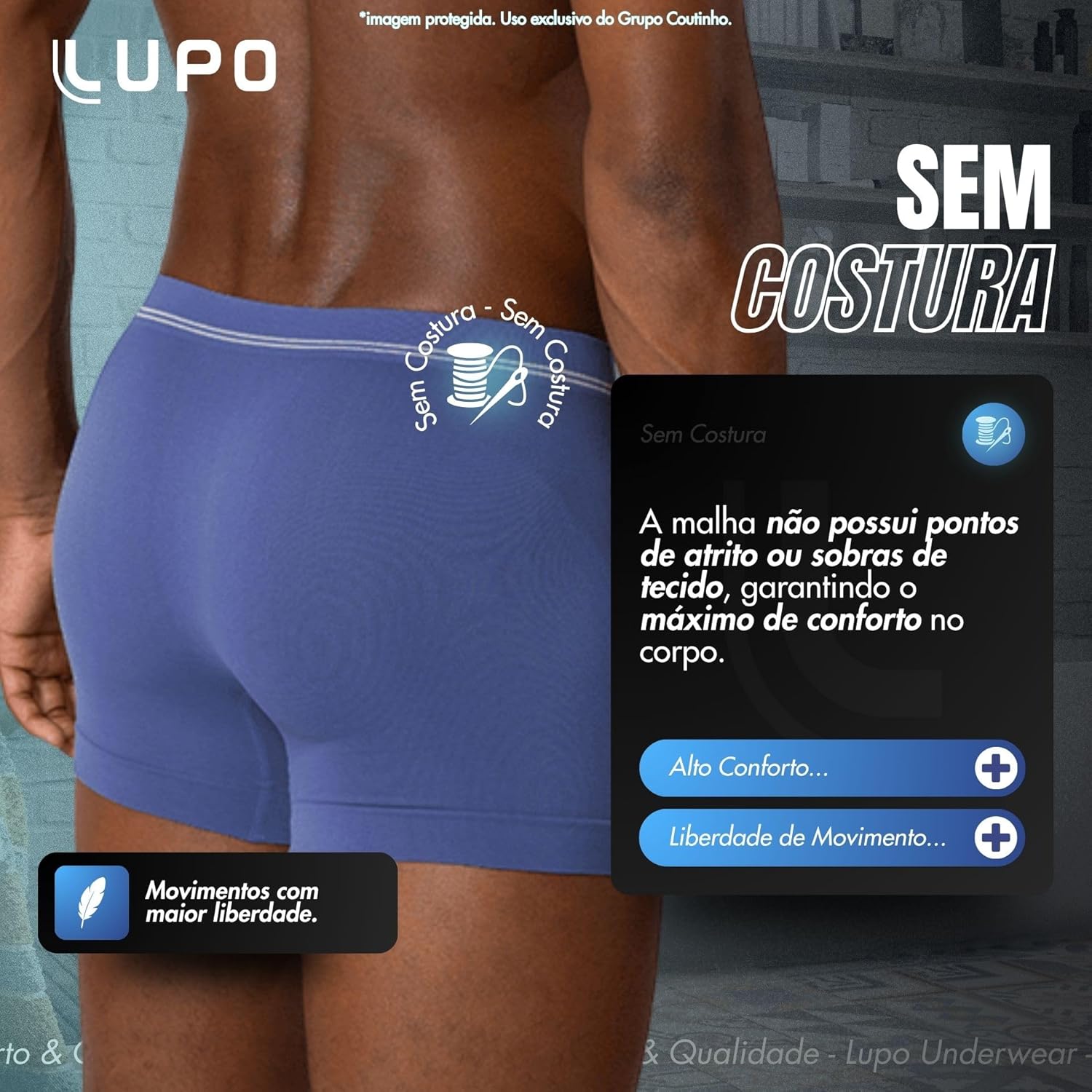 Cueca Boxer Lupo Sem Costura Microfibra Poliamida Masculina Original em promoção! Veja a oferta e mais achadinhos de Moda íntima 3 Hoje é o melhor dia para comprar Cueca Boxer Lupo Sem Costura Microfibra Poliamida Masculina Original com aquele preço maroto! Promoção! Aproveite a oferta! 3