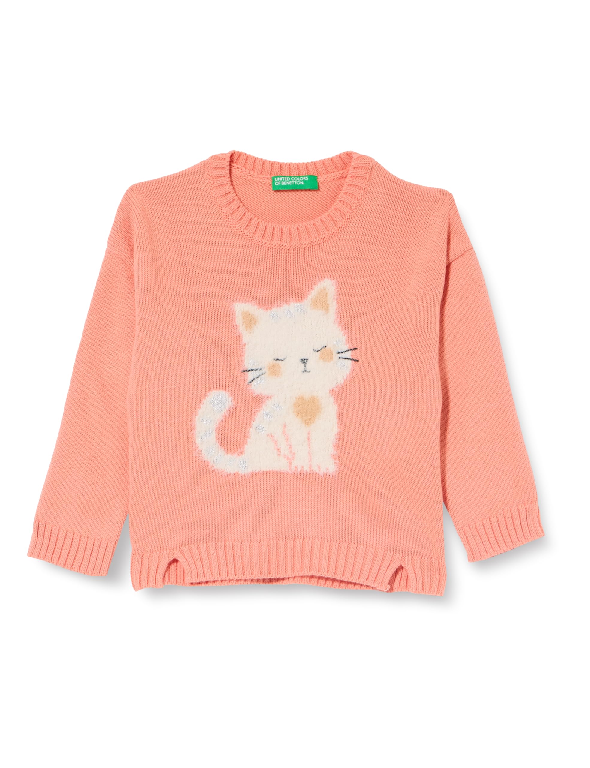 United Colors of Benetton Maglia G/C M/L 1170H1028 Sweater, Rosa