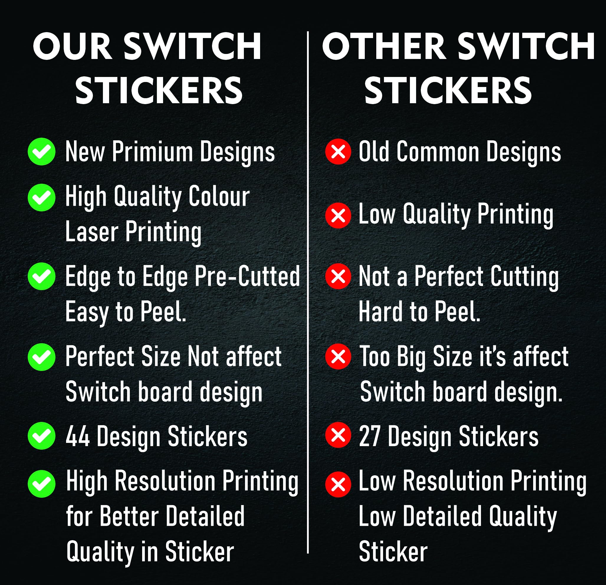 Seventh Sense-Switch ID Stickers with Name (Off- White) 208 Pieces