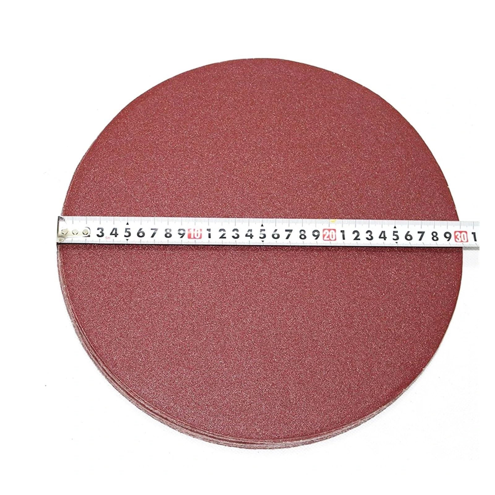 Discos de lijado 10 piezas 30 cm y 300 mm for paredes, con gancho bucle, papel abrasivo para Taladros(240)