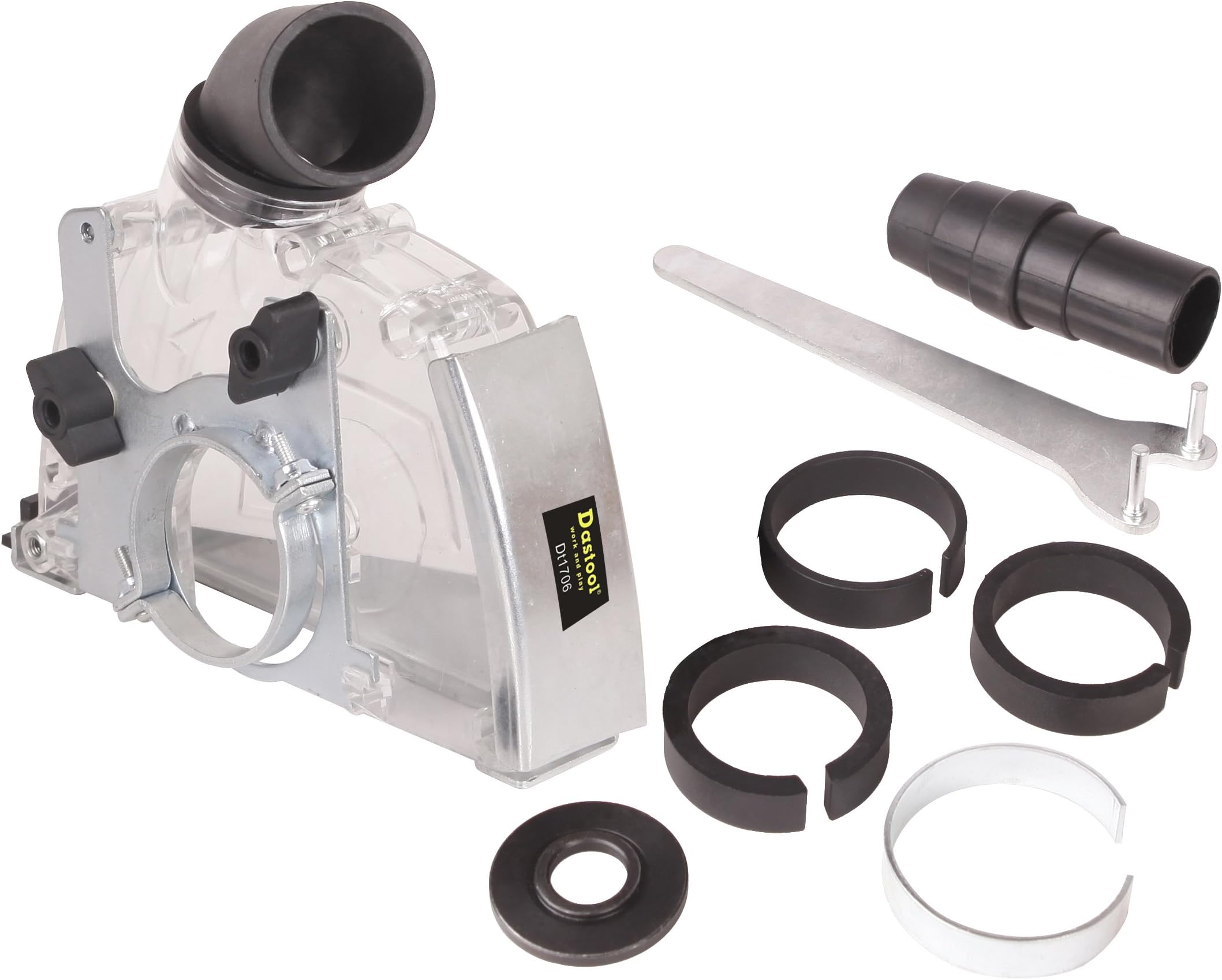 Angle Grinder Dust Collection Attachment,Cutting Dust shroud 4-1/2 inch to 5 inch Dt1706