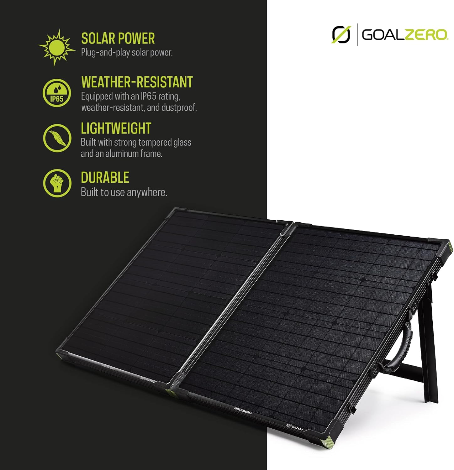 Flash Deals - 70% OFF Goal Zero Boulder 100 Briefcase, 100 Watt Monocrystalline Solar Panel Best Seller Goal Zero Boulder 100 Briefcase, 100 Watt Monocrystalline Solar Panel
