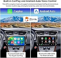 Vista 4 de 2G+64G para Nissan Sentra 2013-2017 Radio Android 13 Estéreo de coche con Apple CarPlay Android Auto Mirror Link Bluetooth 10.1 pulgadas HD pantalla