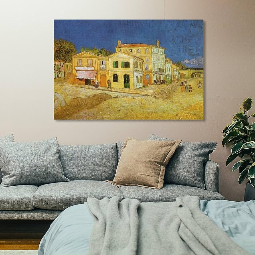 Amazon.co.jp: フィンセント・ファン・ゴッホ 絵画『黄色い家