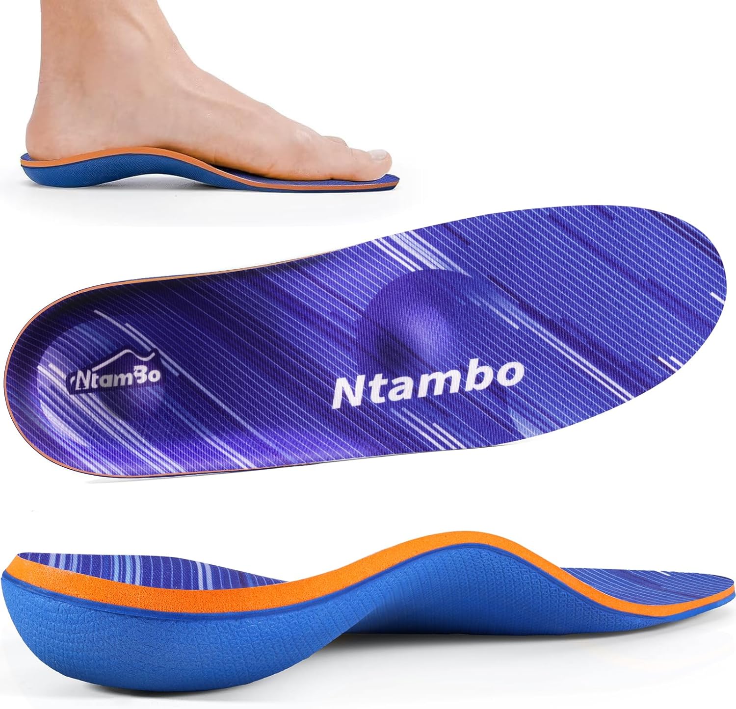 Plantar Fasciitis Insoles Arch Support for Men and Women, Orthotic