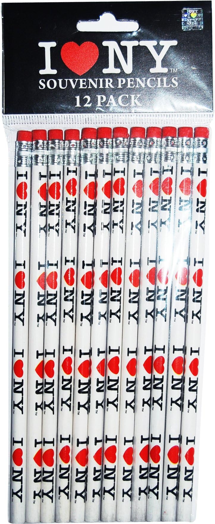 USA Company I Love New York Pencils (Pack Of 12)