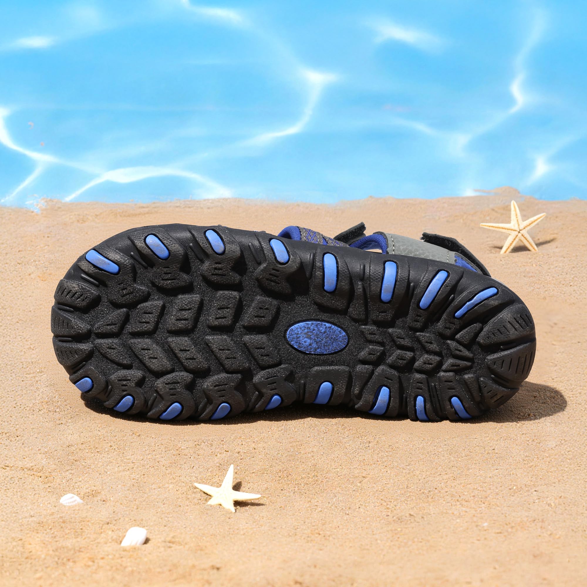 DREAM PAIRS KIDS Sandales de Sport Enfant Garçon Fille Légères et Respirantes, Sandales Outdoor Randonnée Plage Marche Chaussures Été Confortables