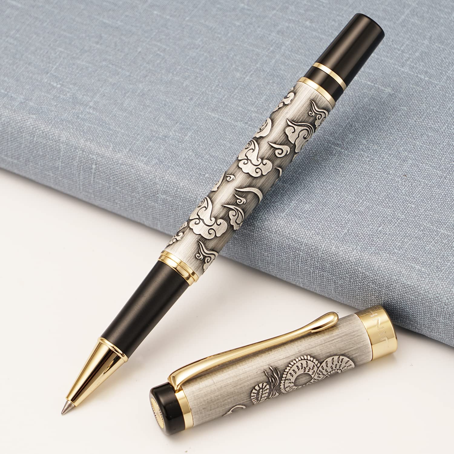 Amazon | Retro Jinhao 5000 メタルローラーボールペン、アドバンスド