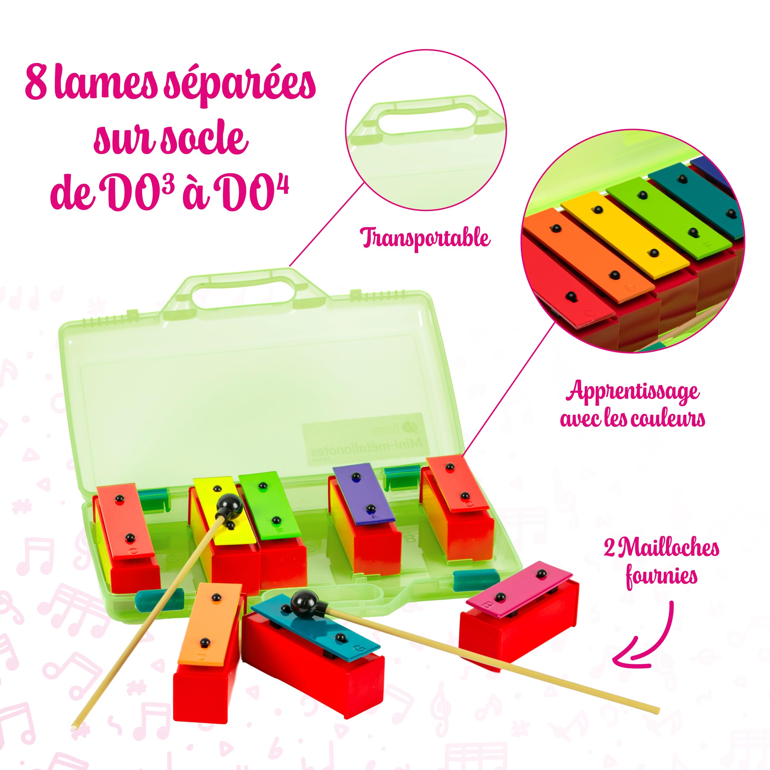 Fuzeau 8288 Mini metallonotes, colores surtidos