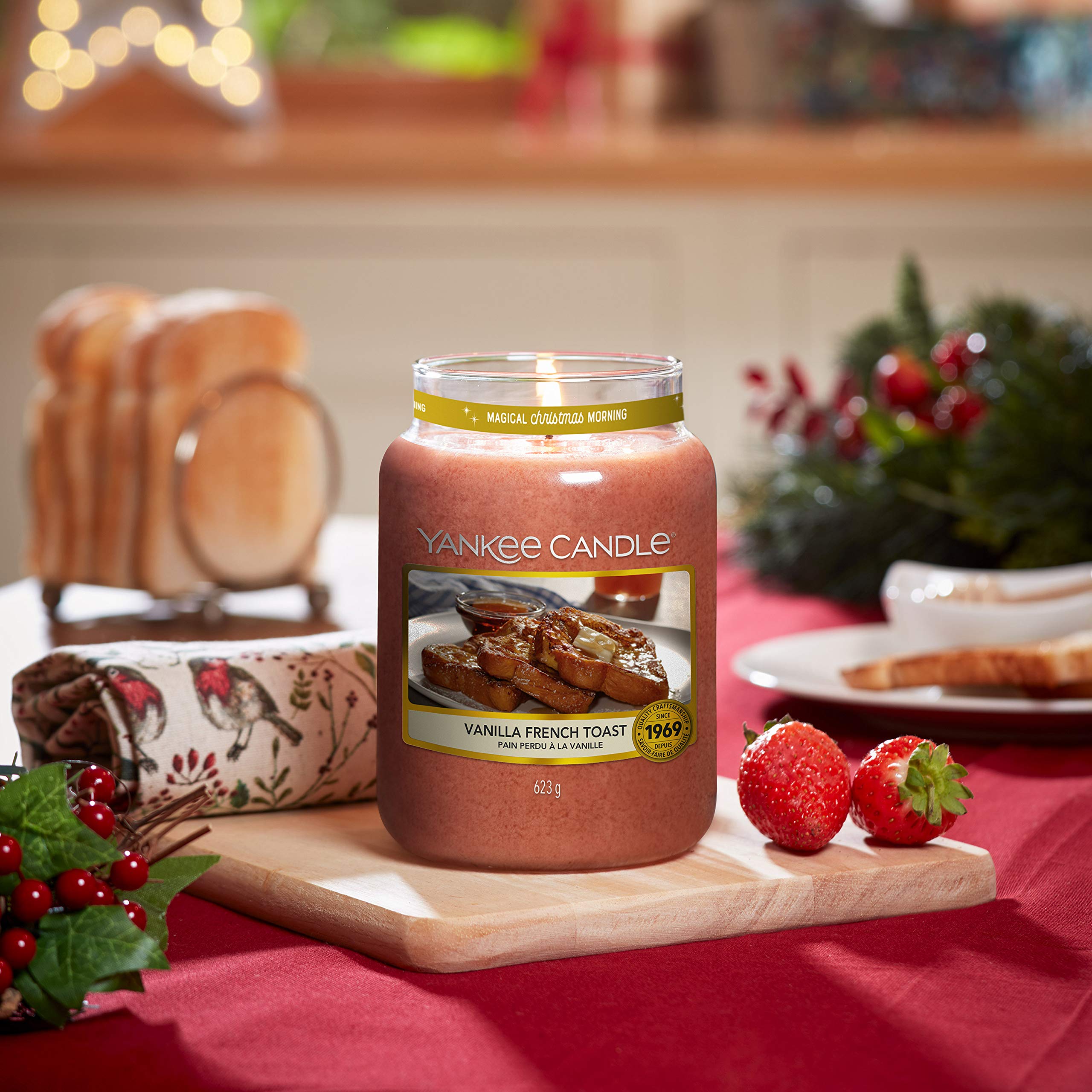 Yankee Candle bougie jarre parfumée | moyenne taille | Citron lavande