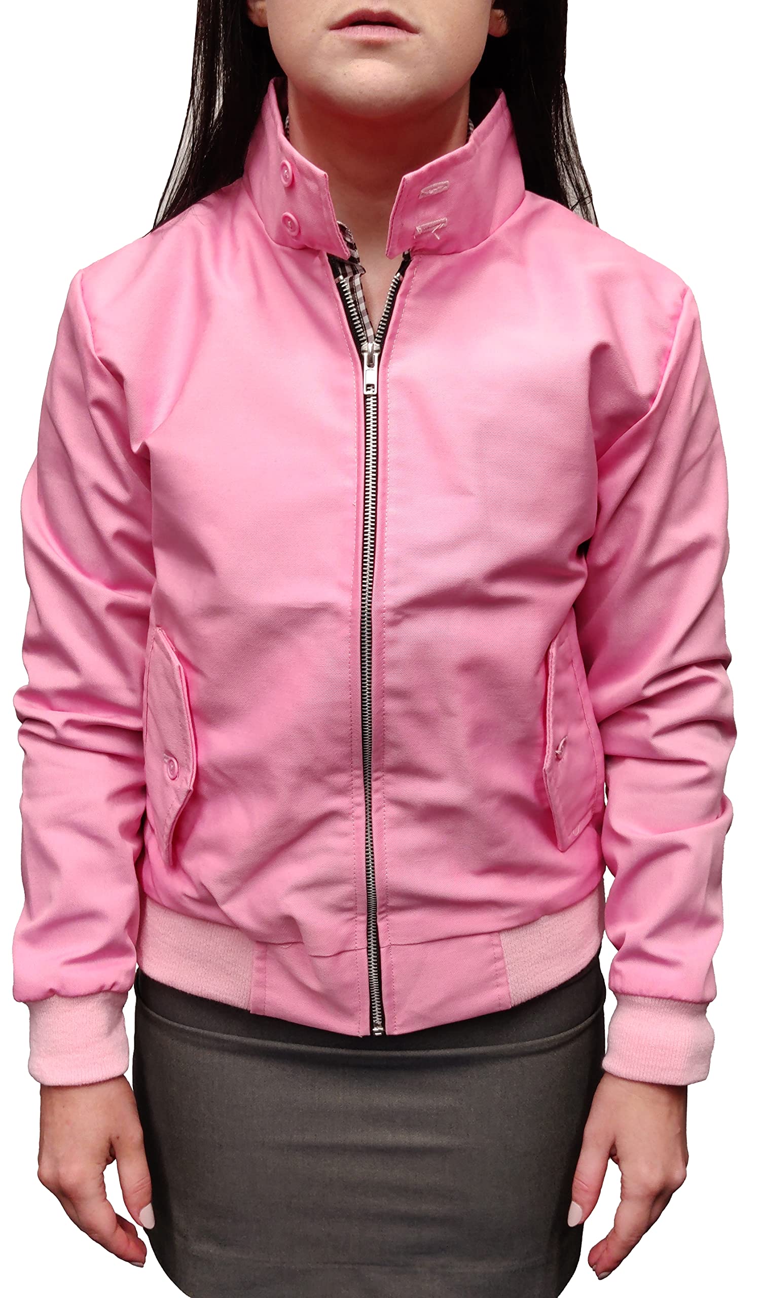 Mazeys Women's Pink Classic Harrington Jackets (14, )