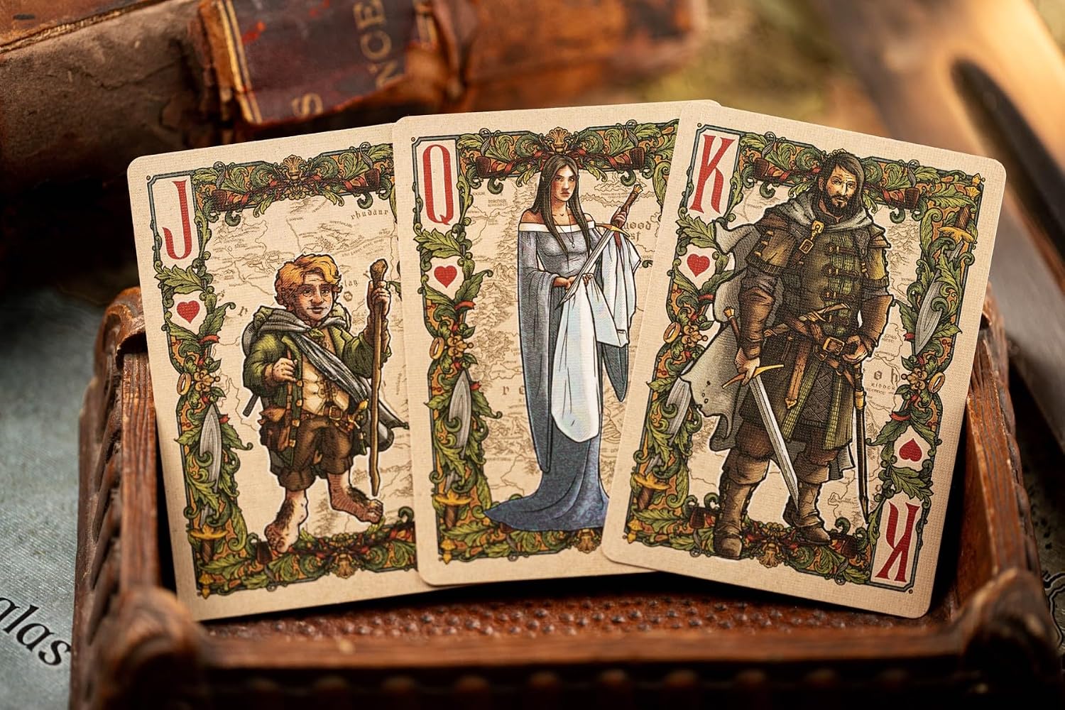 Kings Wild Project The Fellowship of The Ring Luxury Playing Cards, Standard Edition, Poker Size Custom Index