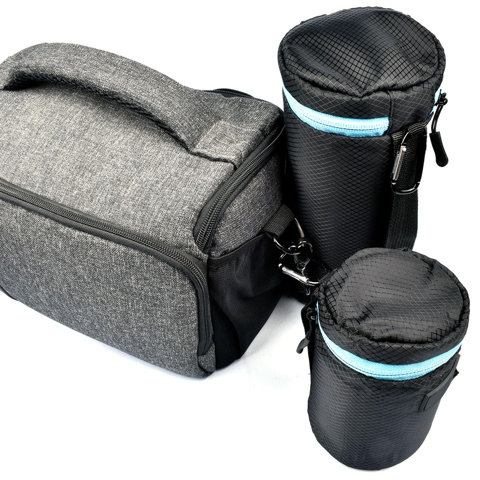 PILULY Lens Pouch Bag Lens for Case Thickened Nylon Protector for DSLR SLR Camera Lens Waterproof S/for M/L/XL