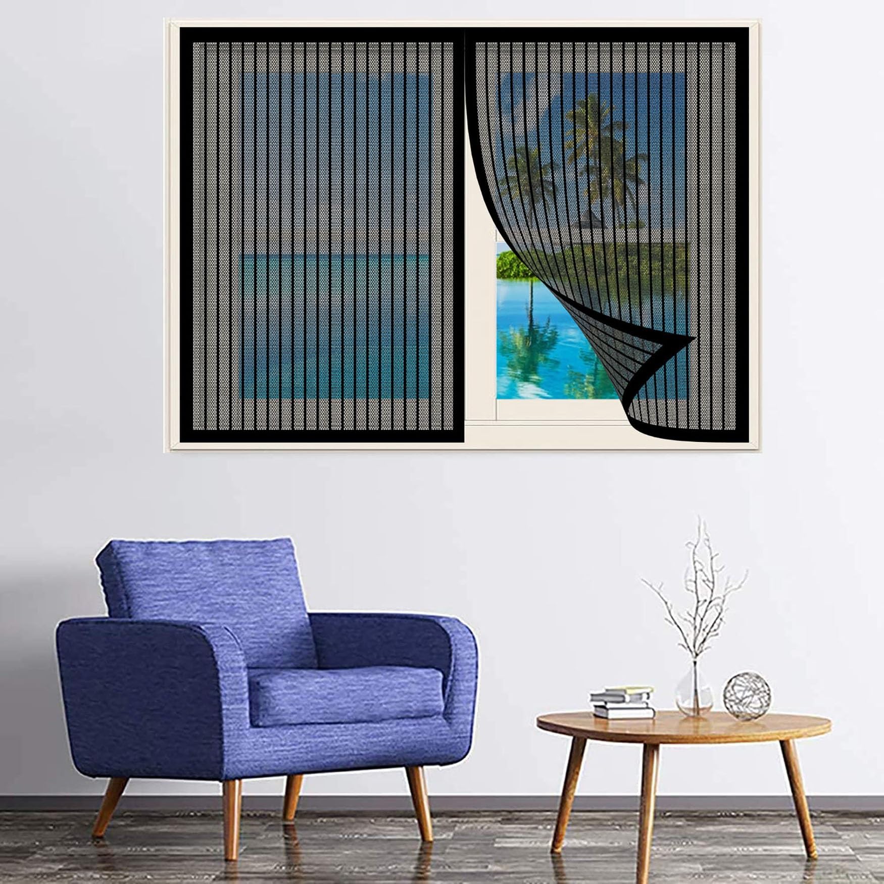 Moustiquaire fenêtre 200x280 cm : stopper les insectes sans outil