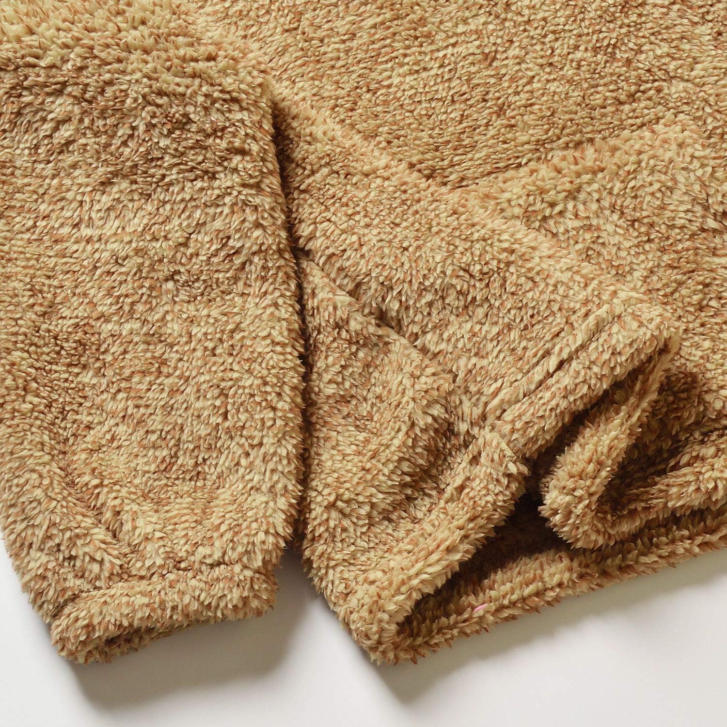 QPANCY Girls Sherpa Pullover Hoodie Kids Fleece Cat Clothes Winter Fall Coat Top - Image 6