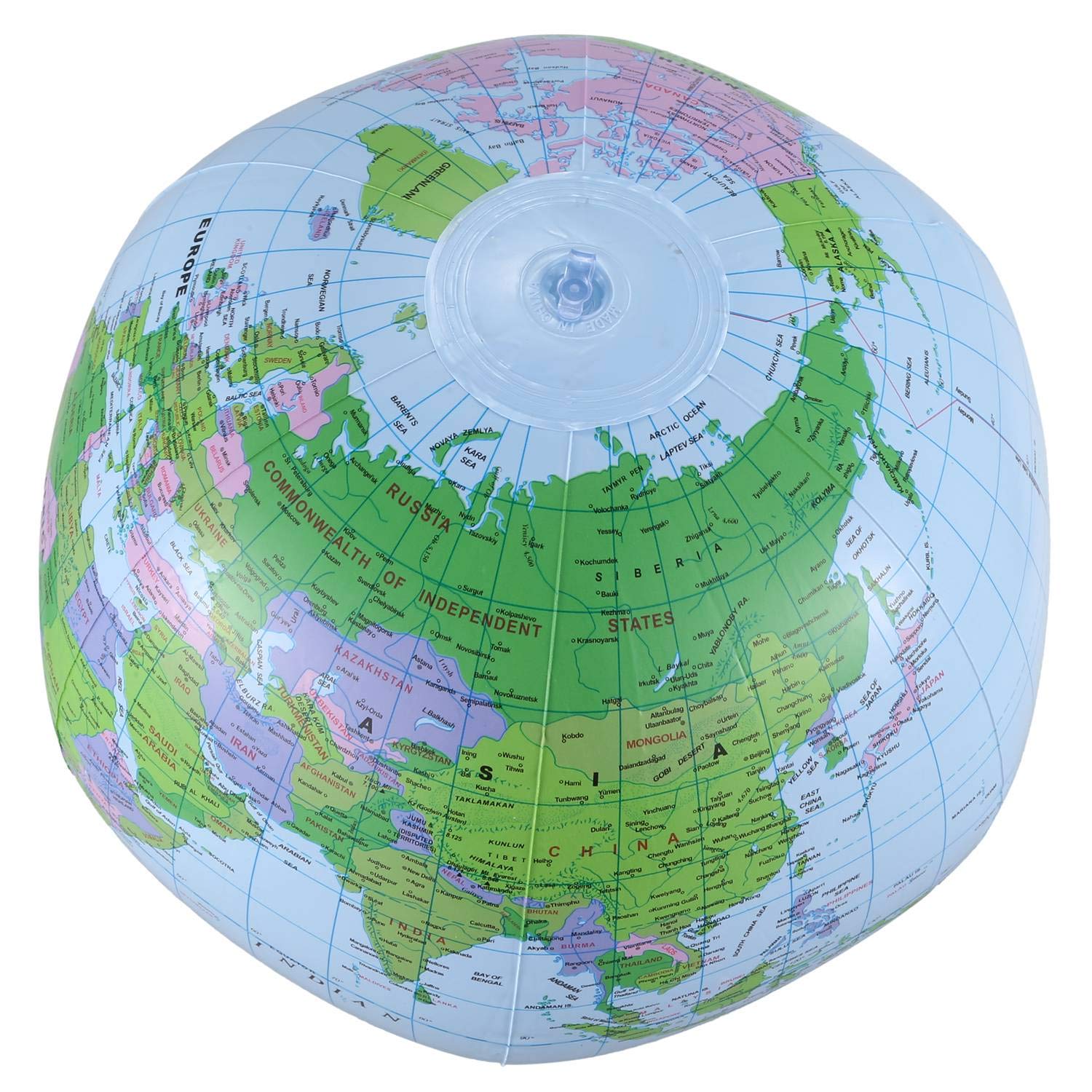 16 Pouces Globe Terrestre Jouet De Globe Gonflable Formation Geographie