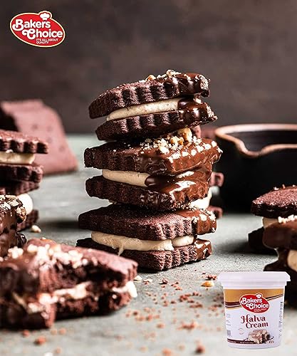 Miniatura 6 de Halva - Relleno de pastel de crema, 14 onzas, relleno de pastel Halva, relleno de pasteles, cobertura y untado de donas y postres - Ingrediente de