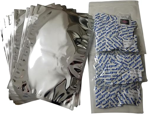 Miniatura 4 de SHIELD PRO (60) bolsas de Mylar auténticas de 1 galón (10 x 14 pulgadas) y (60) absorbentes de oxígeno sin oxígeno de 300 cc para almacenamiento de