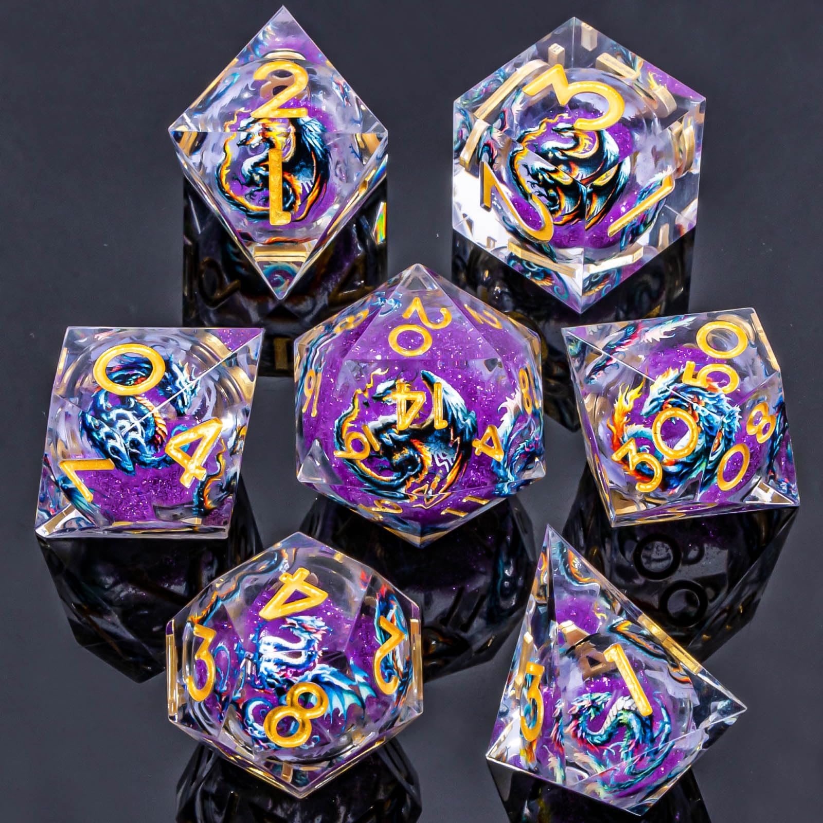 Dungeons and Dragons - Dadi poliedrici di D&D, gioco di ruolo