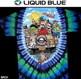 Liquid Blue Unisex Adult Road Trippin' Short Sleeve T-Shirt