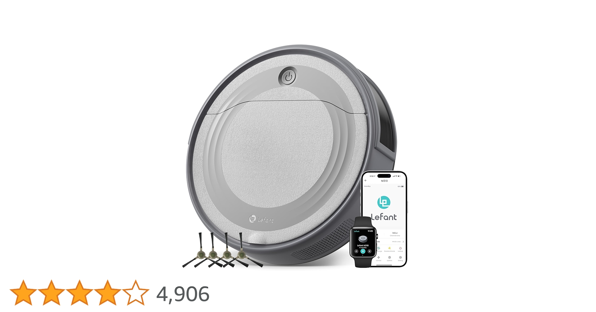 Amazon | Lefant M310 ロボット掃除機【高精度障害物回避