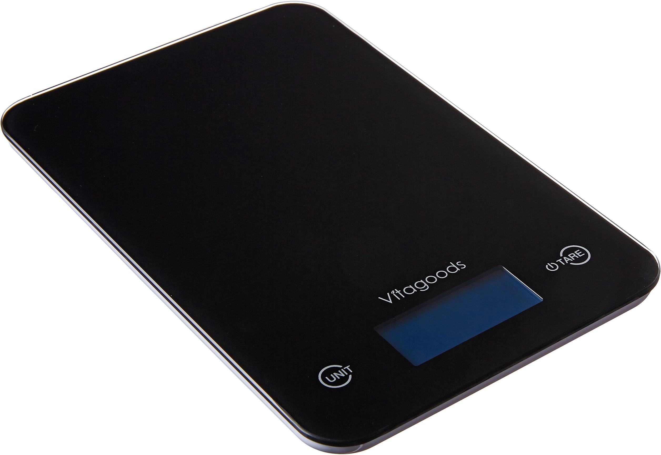 Vitagoods I-Weigh Digital Kitchen Scale, Black