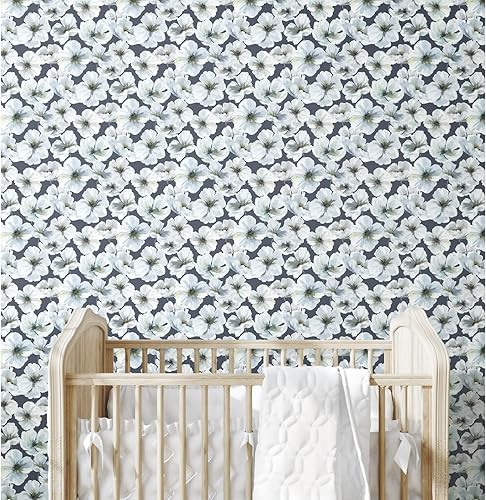 Miniatura 7 de RoomMates Tamara Day RMK12515RL - Papel tapiz para despegar y pegar con diseño de flor de espino rosa