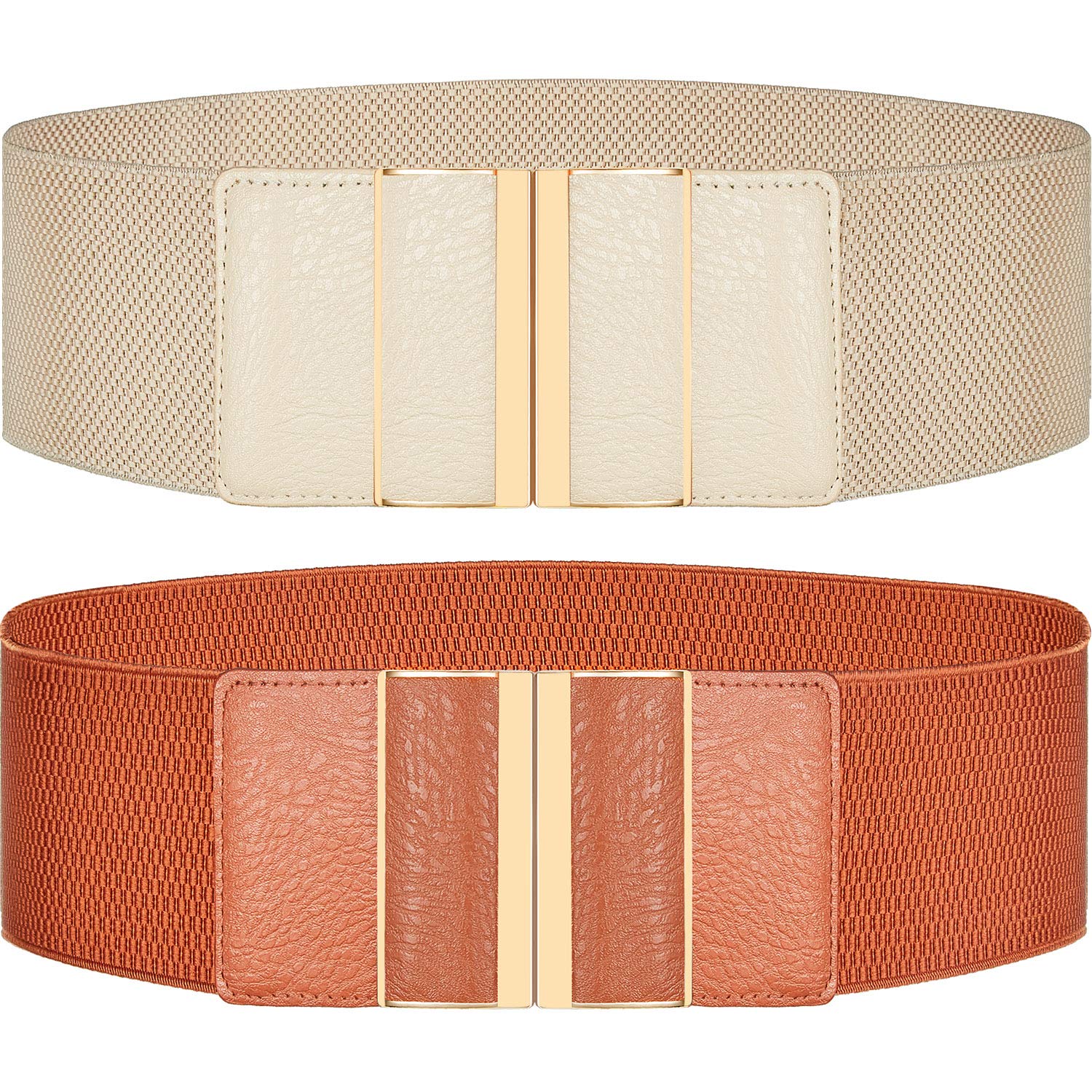 ladies wide elasticated belts