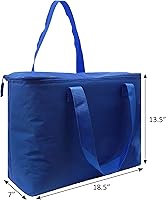 Vista 4 de Carry All - Bolsa aislante extra grande, Azul Real