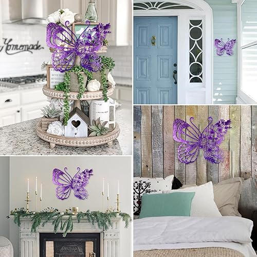 Miniatura 4 de Molde de silicona grande de mariposa, moldes de resina epoxi de animales y mariposas, decoración para colgar en la pared, para bricolaje, fundición