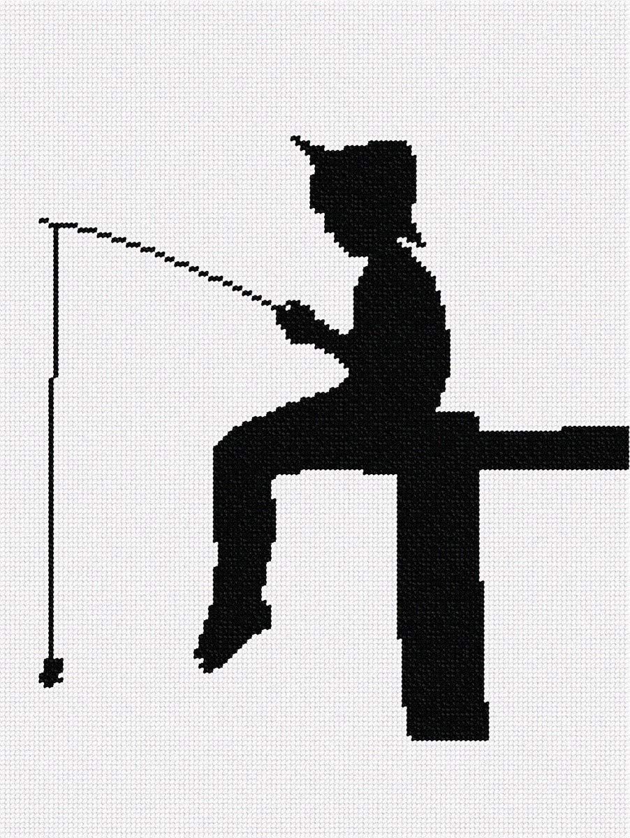 Pepita Needlepoint kit: Boy Fishing, 7