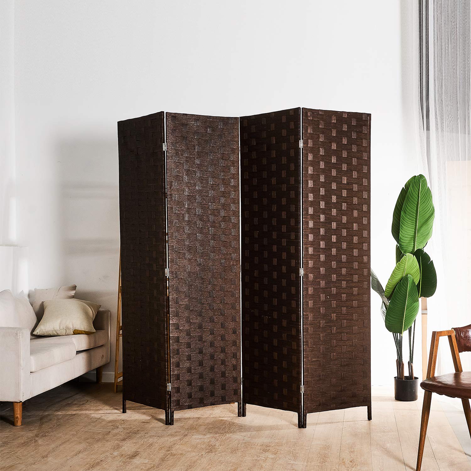 cocosica Room Divider and Folding Privacy Screen, Wall Divider with