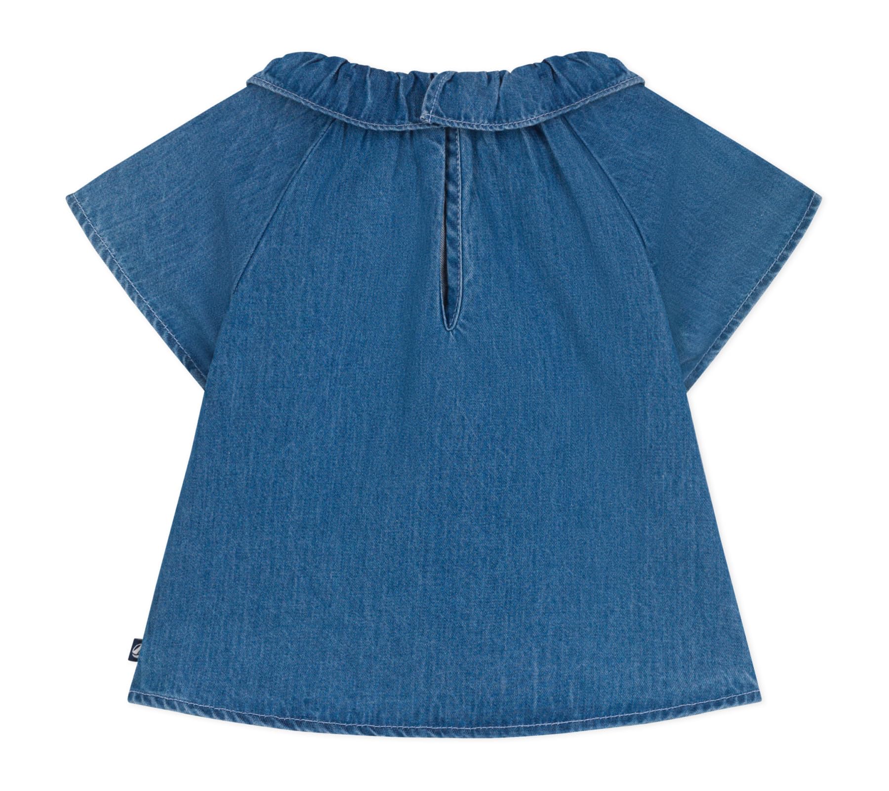 Petit Bateau A0cp2 Blouse Manches Courtes Bébé Fille (Lot de 1)