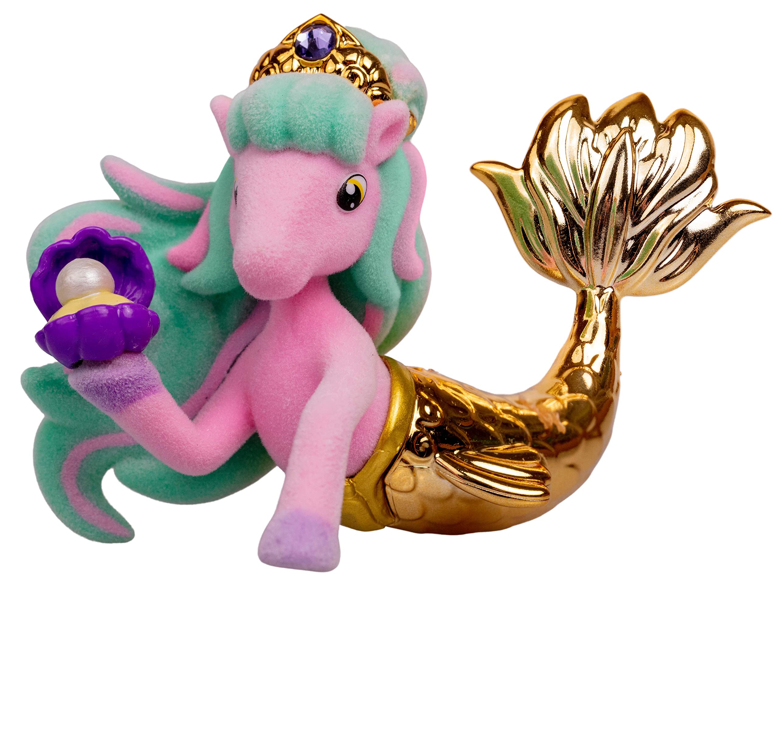 Galupy MERMAID 3-pak – figurki jednorożca syrenka do kolekcjonowania, 3x jednorożec z płetwą i kryształ Swarovski, 18 różnych figurek do zebrania