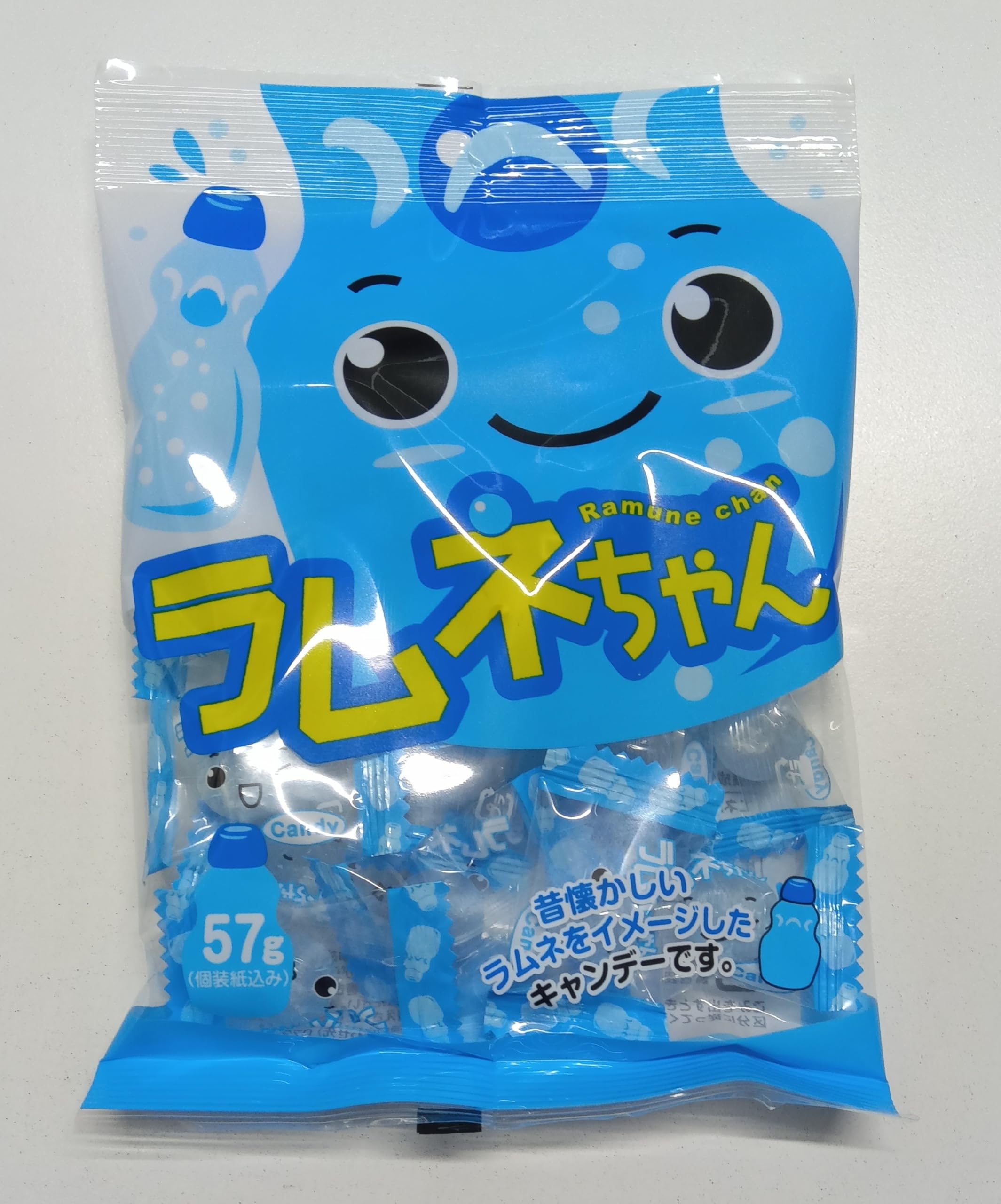 Amazon.co.jp: 川口製菓 ラムネちゃん 57g×10袋 : 食品・飲料・お酒