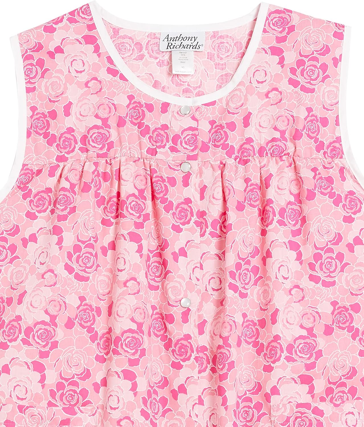 AmeriMark Easy-Care Snap Front Cobbler Aprons Vest with Two Patch Pockets : Home & Kitchen