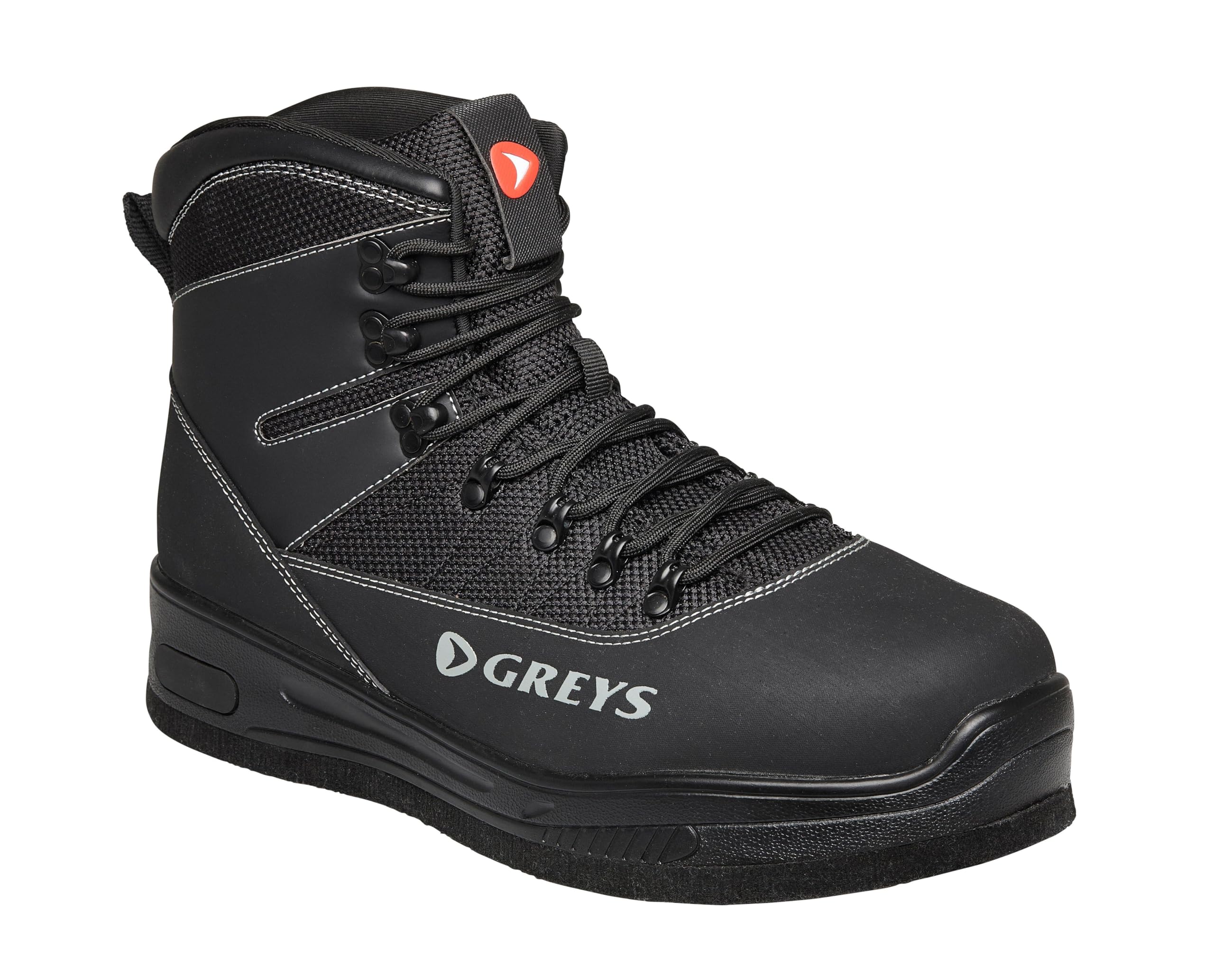 Greys Tital Fishing Boots | Durable Reinforced Fishing Wading Boots with Felt Sole for River, Lake and Coastal Use | Saltwater Resistant Eyelets | UK 9 | EU 43
