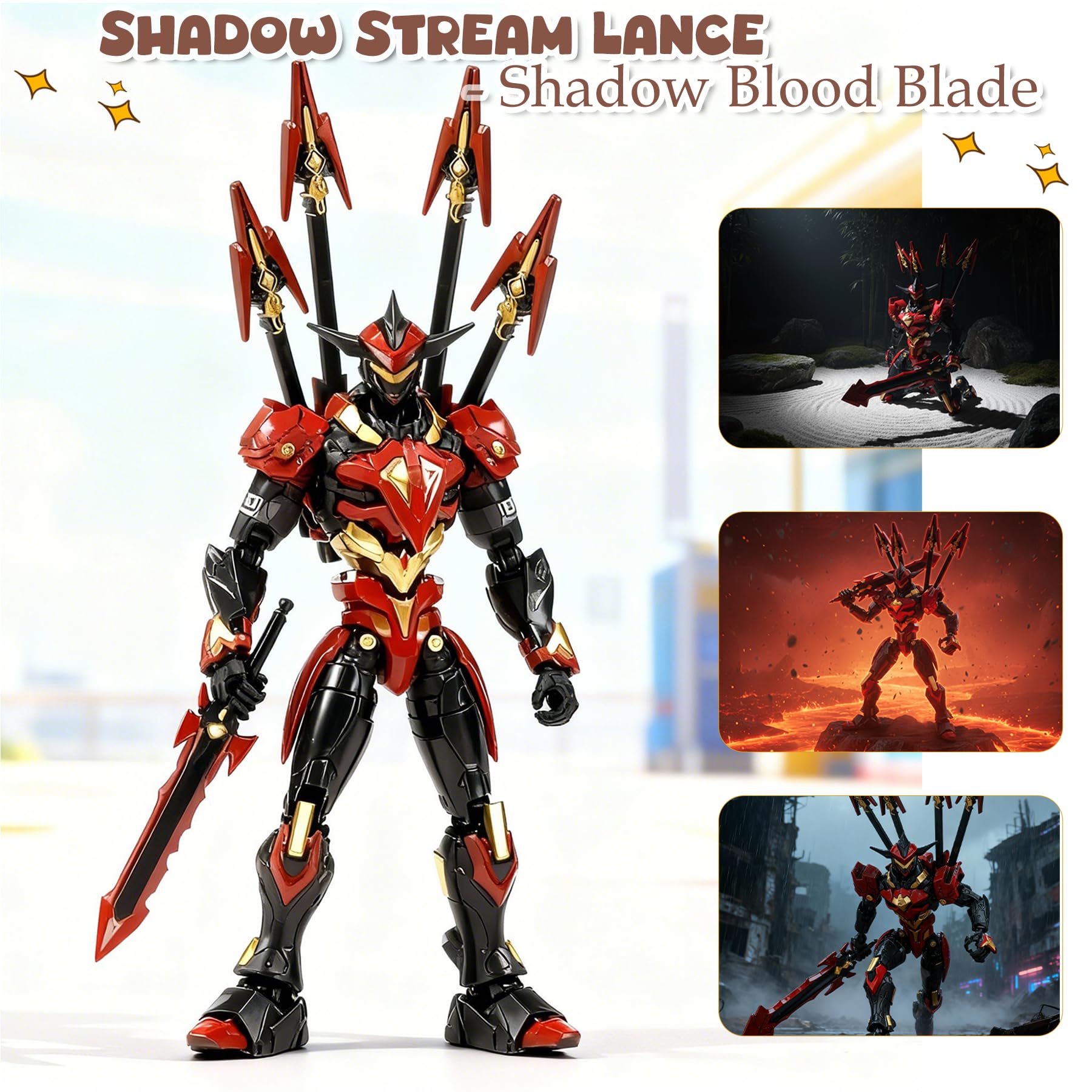 Amazon.com: YIOXIN Demon Mecha Robot T13 Action Figure, Multi