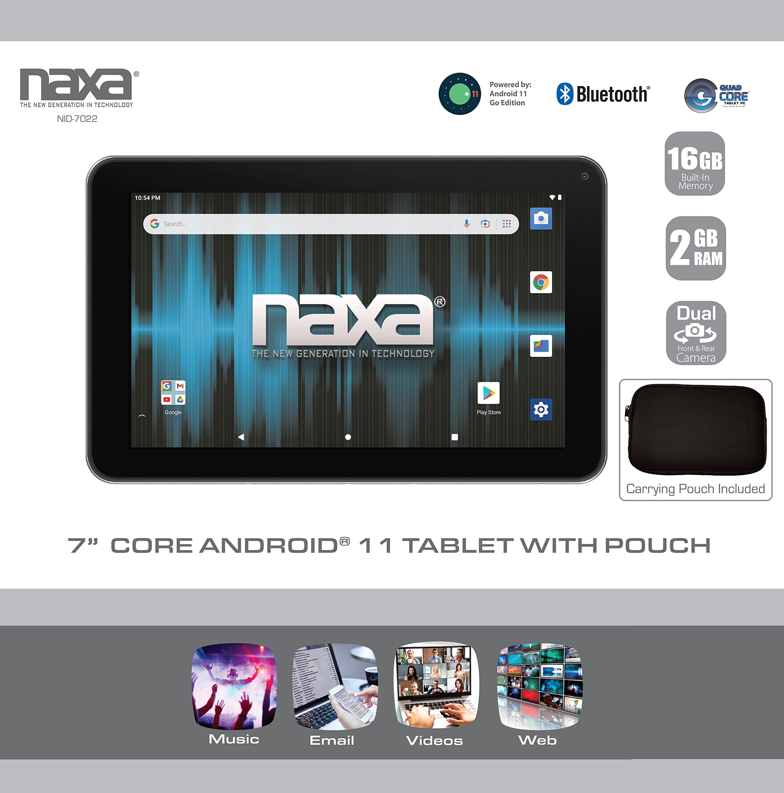 Amazon.com : Naxa Electronics NID-7022 Android 11 Tablet