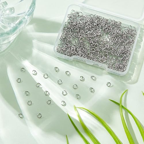 Miniatura 4 de 1 caja de élite de argollas móviles bañadas de hierro de 6 colores sin soldar, hallazgos para hacer joyería PandaHall