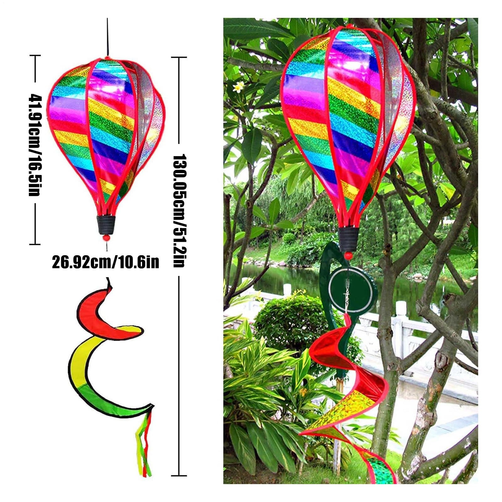 Rainbow Air - Lot de 3 Ballons à Vent - Décoration d'extérieur - pour clôtures de Jardin, Mariages, Vacances