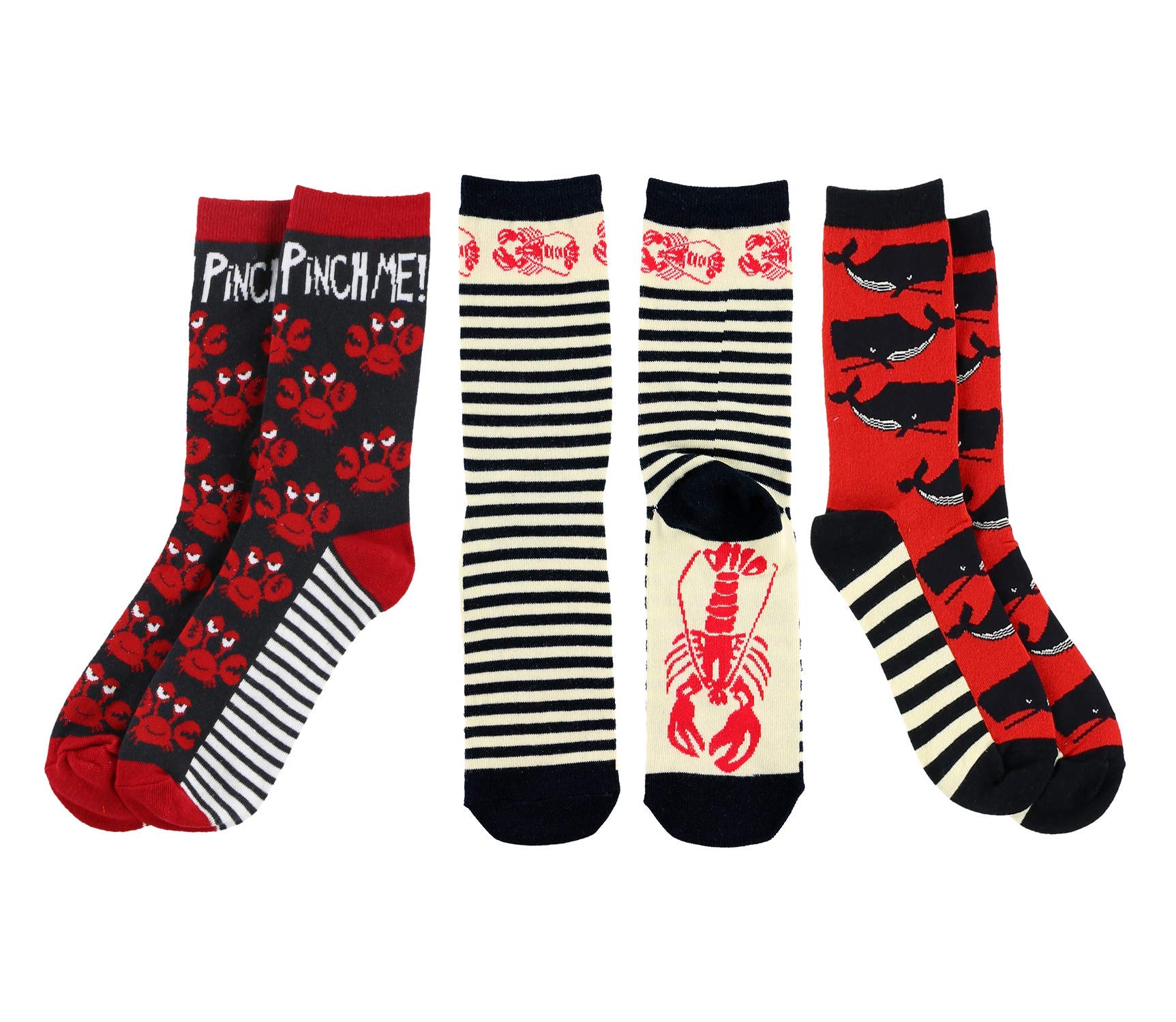 Lazy One Sock Bundle, Animal Designs, Women's Sizes 5.5–9.5, Men's Sizes 4.5–7.5