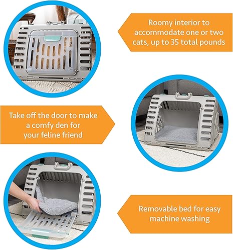 Miniatura 2 de Sport Pet Transportador y cama extragrande para gatos