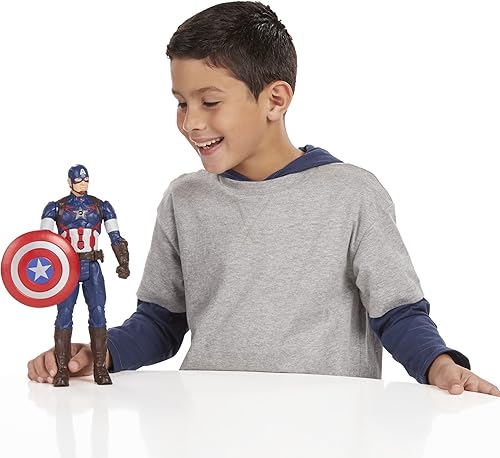 Miniatura 3 de Marvel Avengers Age of Ultron Titan Hero Tech Capitán América figura de 12.0in