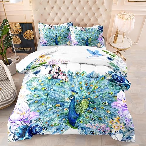 Vista 105 de CVHOUSE Juego de edredón de caballo rosa, tamaño individual, juego de ropa de cama de caballo rosa, juego de edredón suave y transpirable para niños