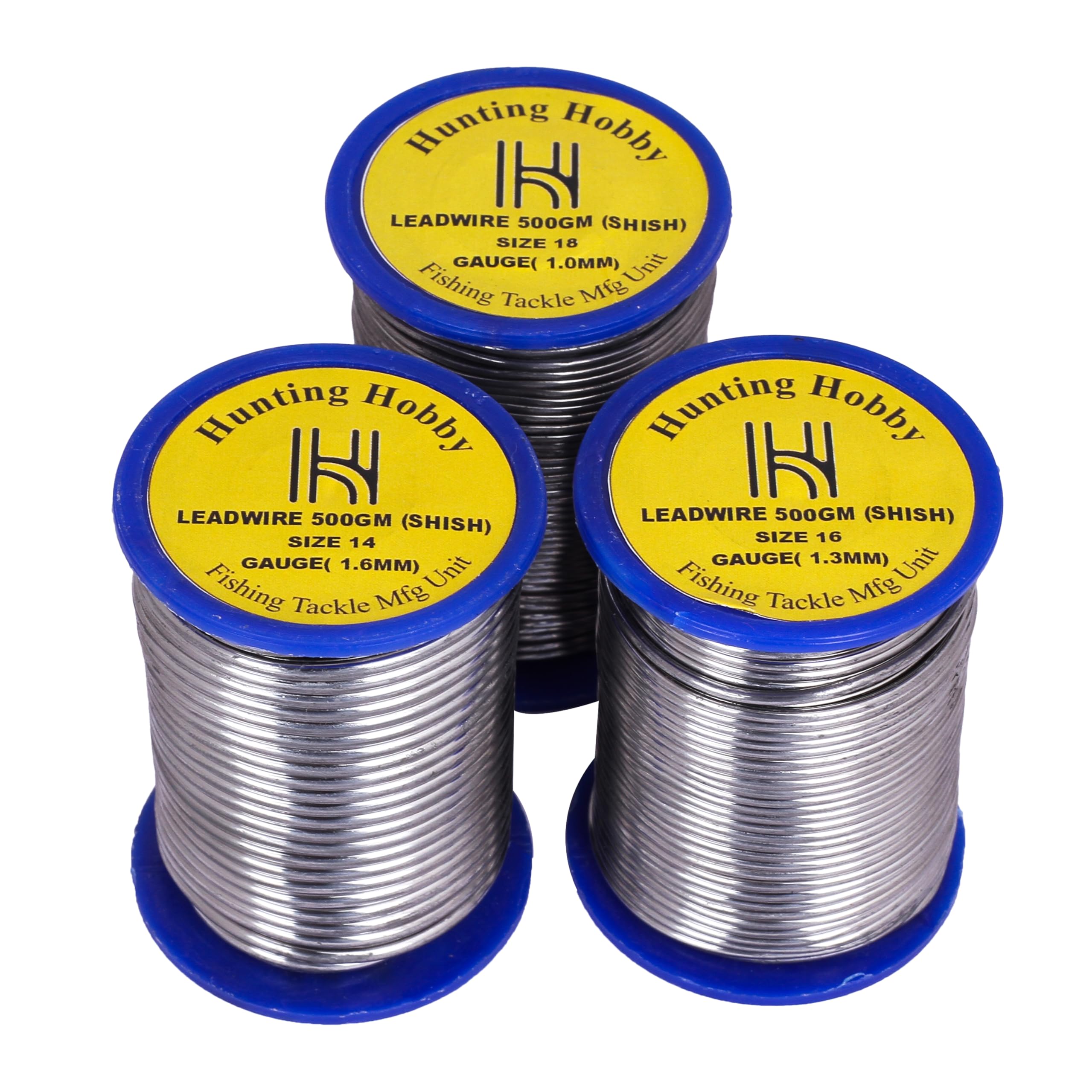 Hunting Hobby leadwire (SHISH) for fishing-500gms (Set of 3(Guage 1.6MM,1.3MM,1.0MM))-image-12