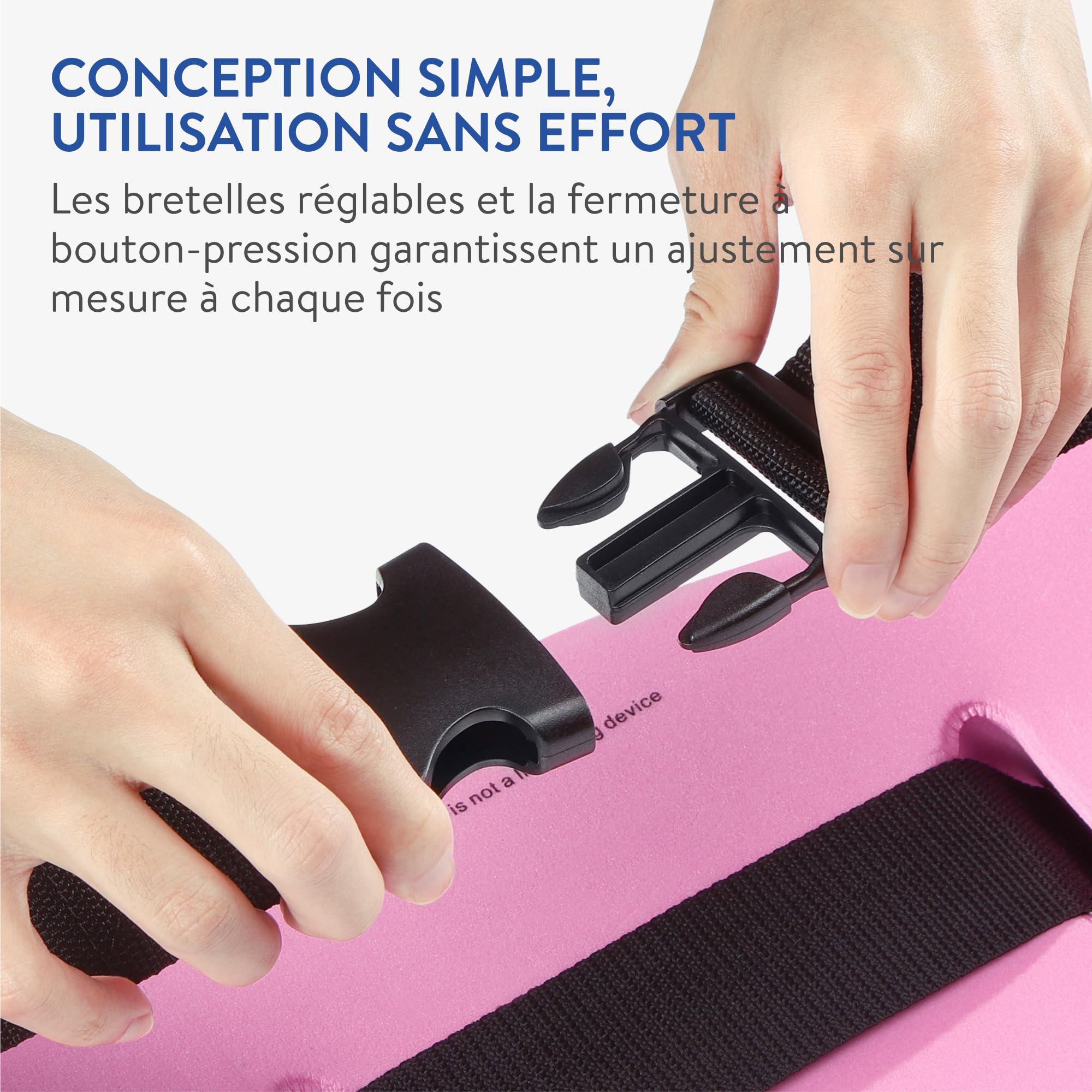 Ceinture de Natation pour Le Fitness et la Gymnastique Aquatiques - Ceinture de Natation jusqu'à 100 kg pour Adultes - Ceinture de Fitness Aquatique réglable