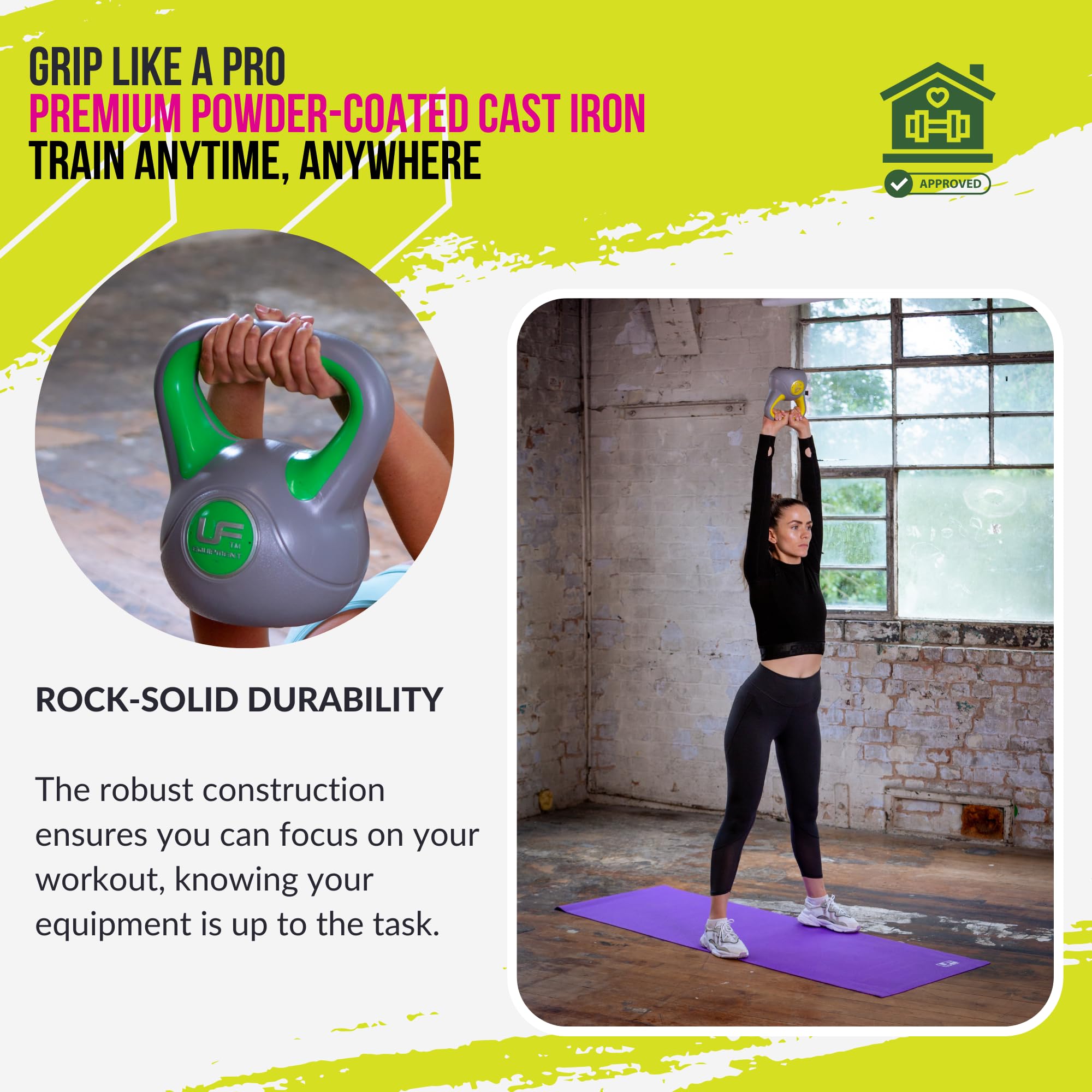 Winylowy kettlebell