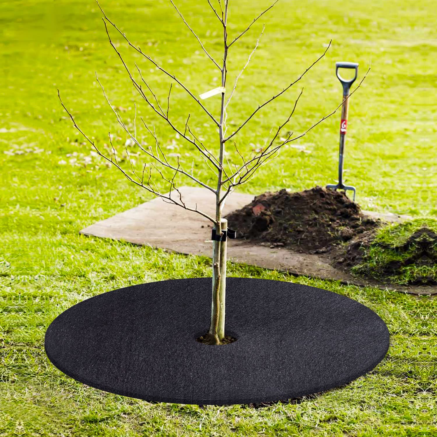 Mulck Rings Rubber Mulch Tree Rings Large Rubber Tree Rings Ireland – NR Rubber